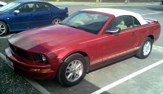 Ford Mustang set i Hjrring